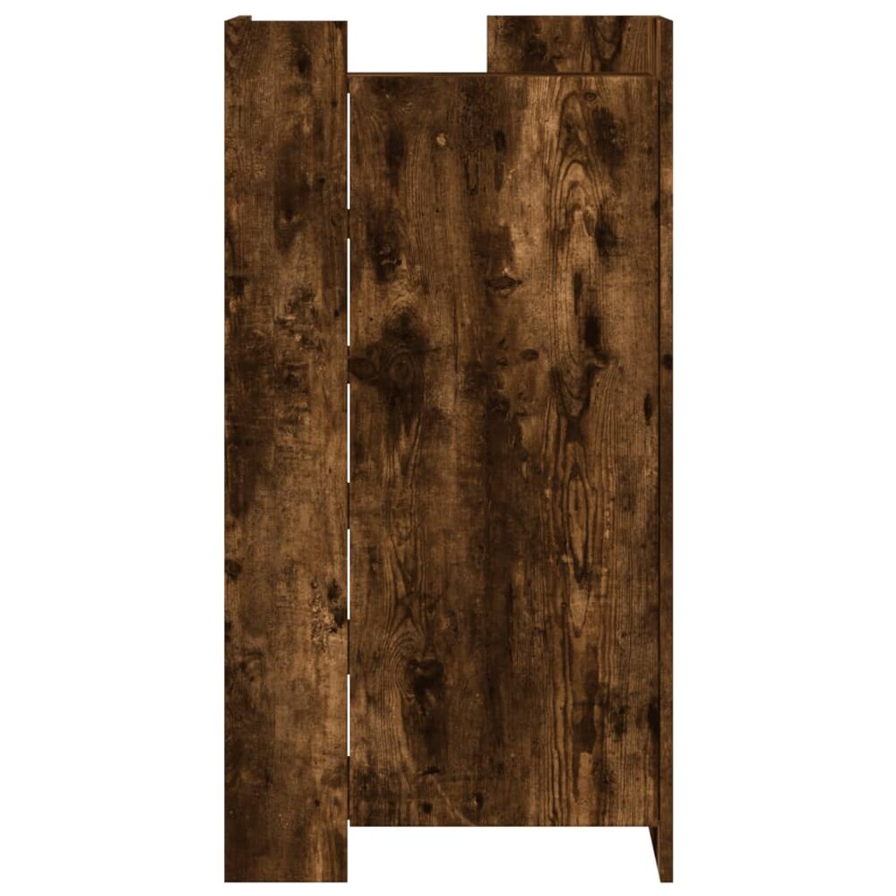 Schoenenkast 52x37,5x100 cm bewerkt hout gerookt eikenkleurig