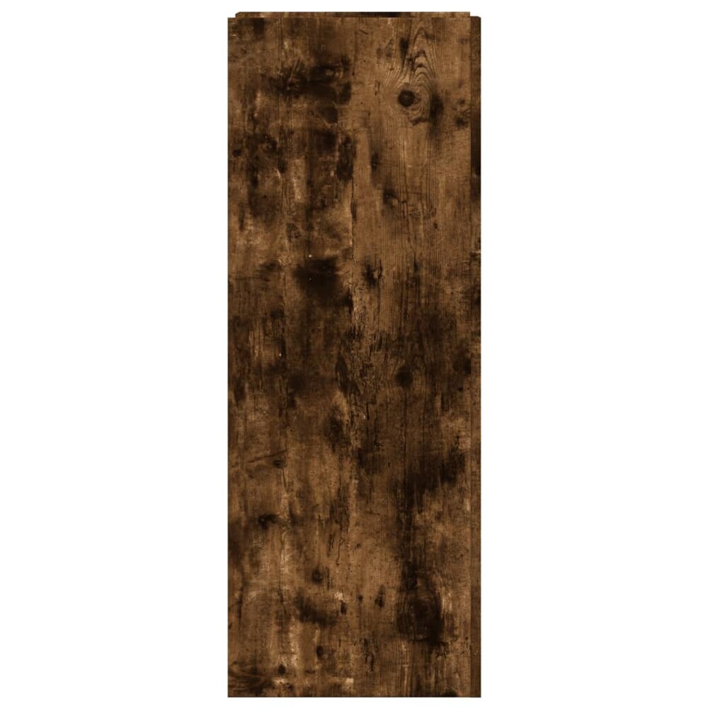 Schoenenkast 52x37,5x100 cm bewerkt hout gerookt eikenkleurig