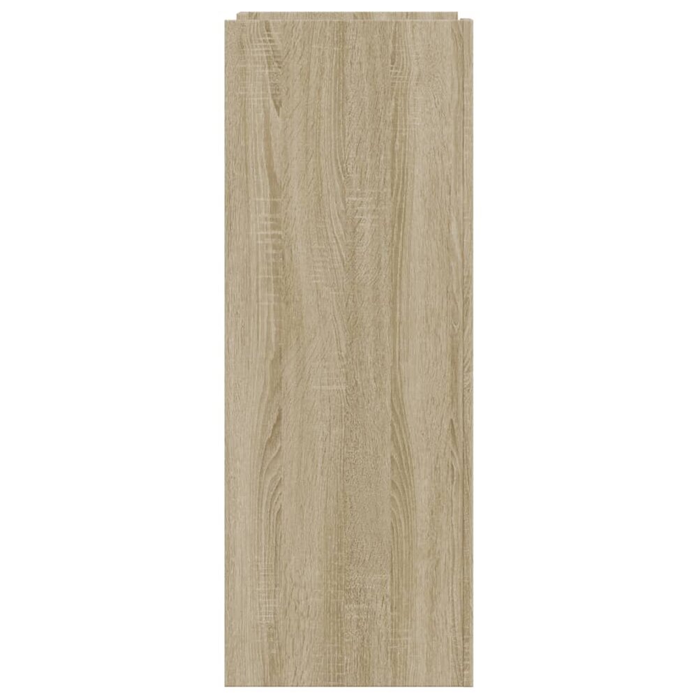 Schoenenkast 74,5x37,5x100 cm bewerkt hout sonoma eikenkleurig