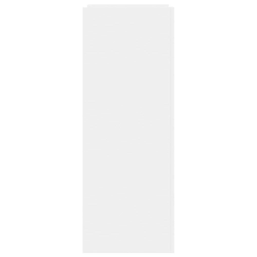 Schoenenkast 52x37,5x100 cm bewerkt hout wit