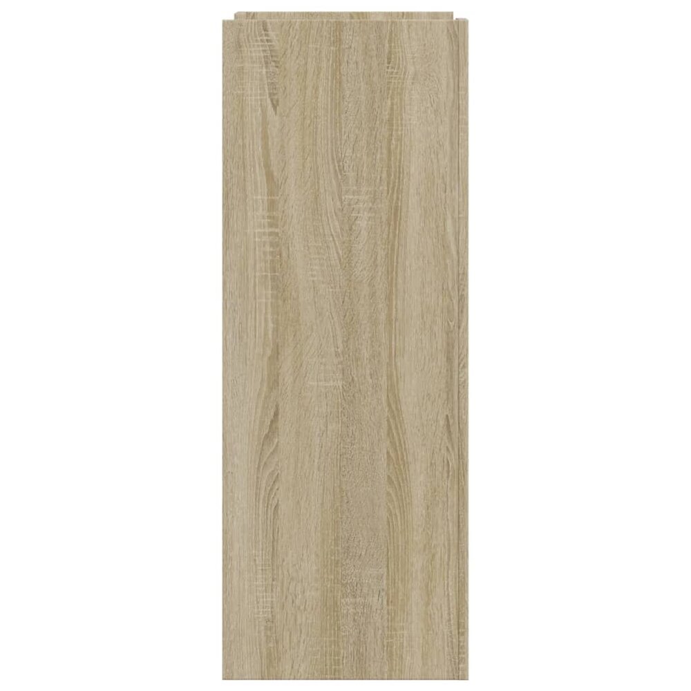 Schoenenkast 52x37,5x100 cm bewerkt hout sonoma eikenkleurig