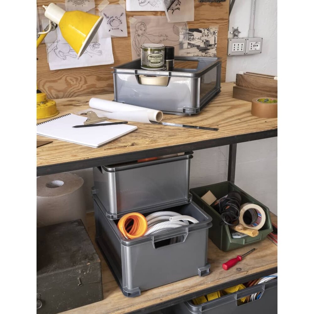 Opbergbox Unibox XL 60 L grijs