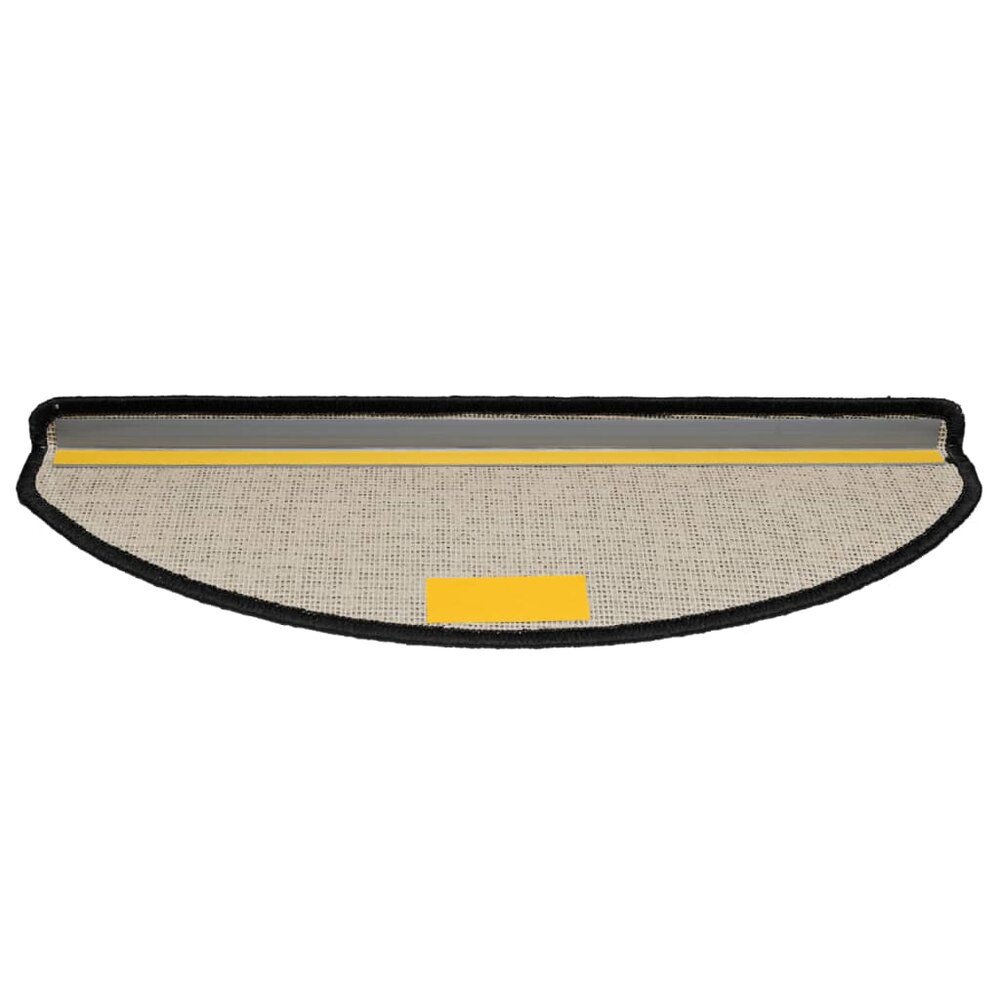 Trapmatten 10 st 65x21x4 cm zwart