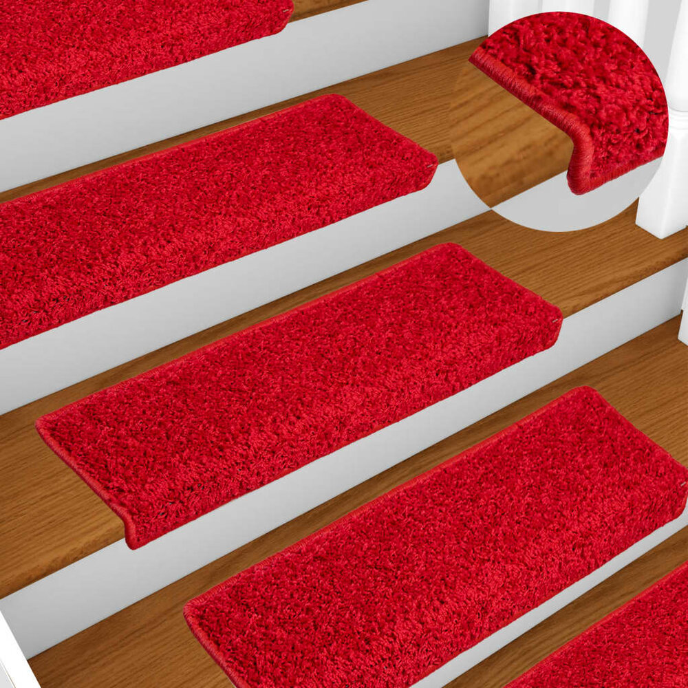 Trapmatten 10 st 65x21x4 cm rood