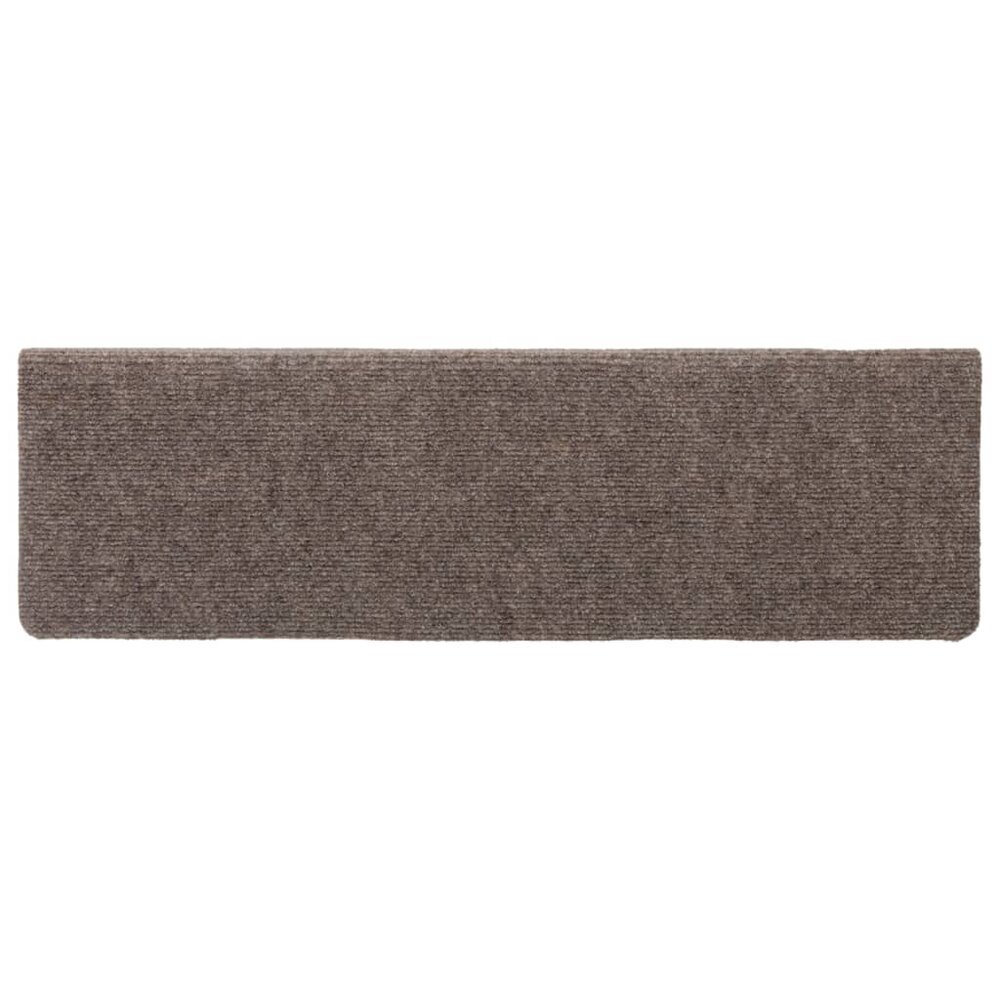 Trapmatten 15 st 65x21x4 cm naaldvilt cr&egrave;mekleurig