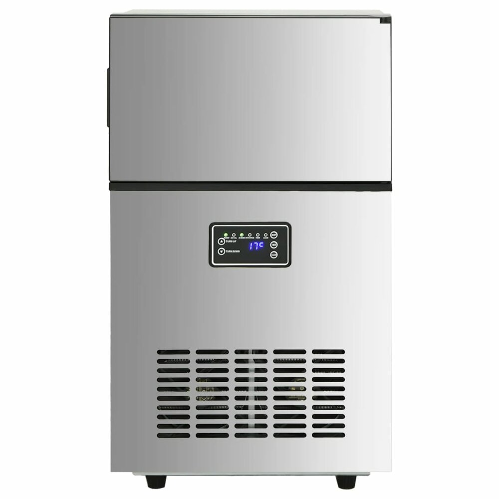 IJsblokjesmachine 45 kg / 24 u zilverkleurig