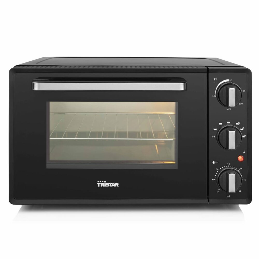 Heteluchtoven 1500 W 28 L zwart