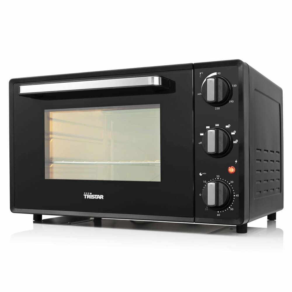 Heteluchtoven 1500 W 28 L zwart
