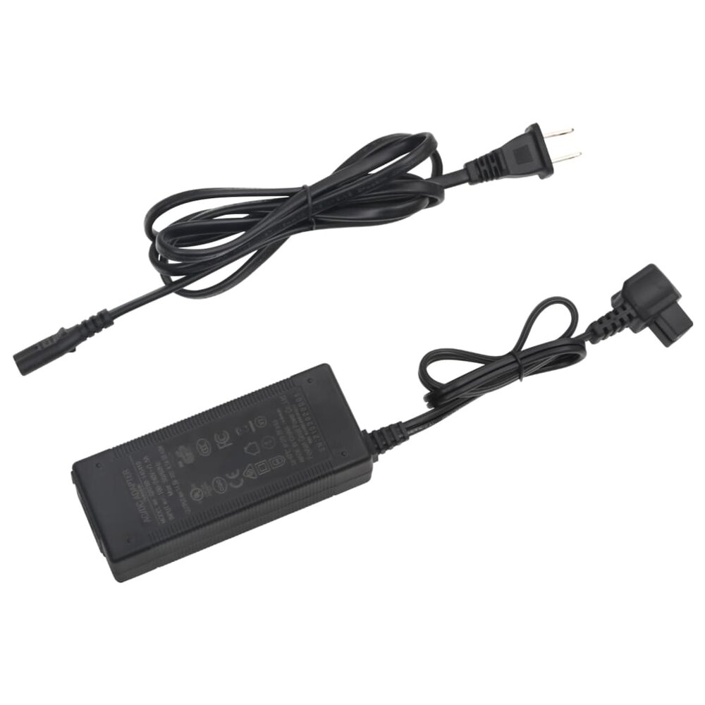 Koelbox met handvat en adapter 25 L PP &amp; PE zwart en wit