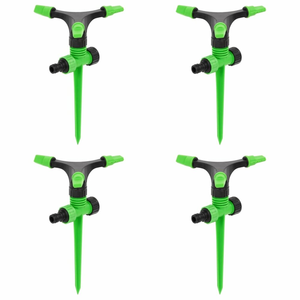 Sproeiers 4 st 16x13,5x25,5 cm ABS en PP groen en zwart