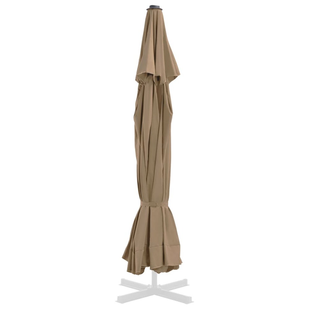 Vervangingsdoek voor parasol 500 cm taupe
