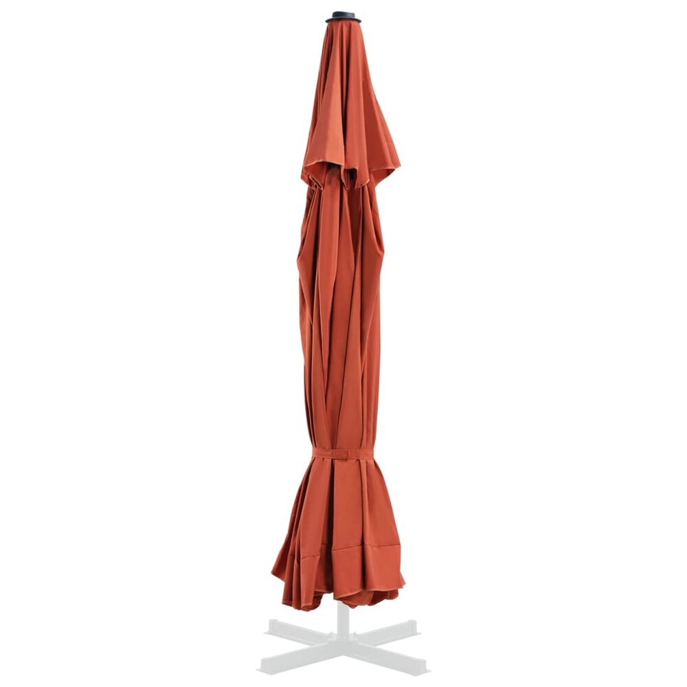 Vervangingsdoek voor parasol 500 cm terracottakleurig