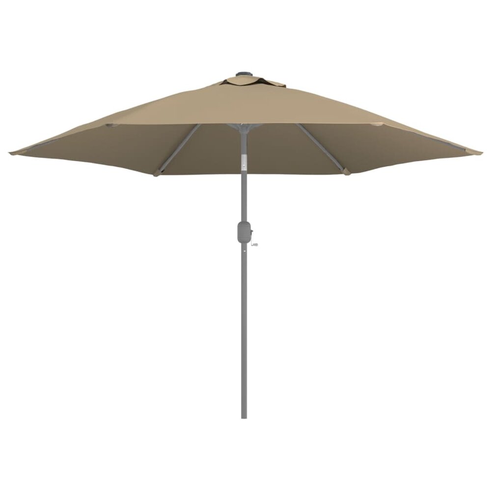 Vervangingsdoek voor parasol 300 cm taupe