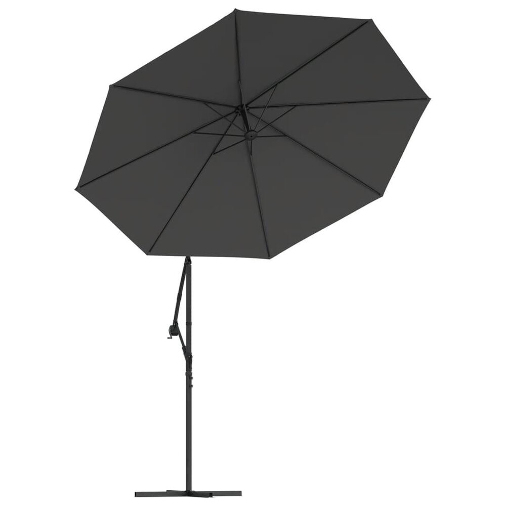 Vervangingsdoek voor zweefparasol 350 cm antracietkleurig