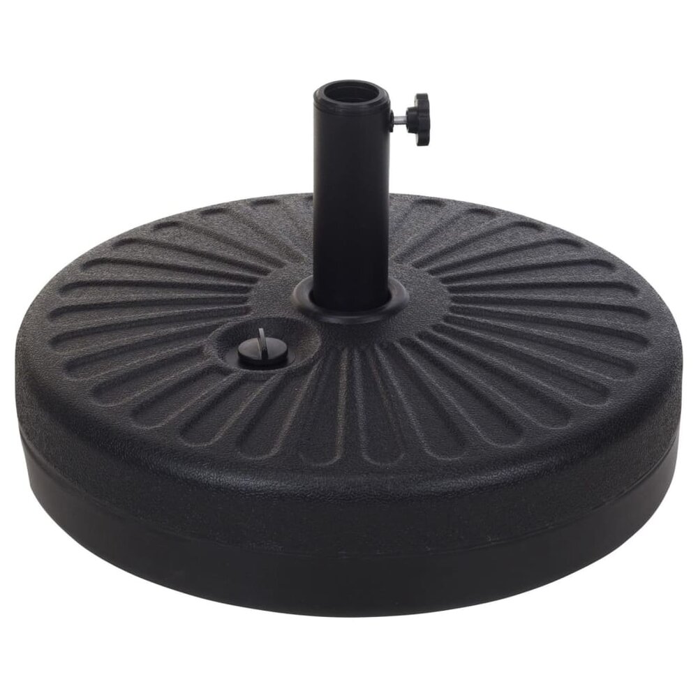 Parasolvoet 22 liter 51 cm zwart