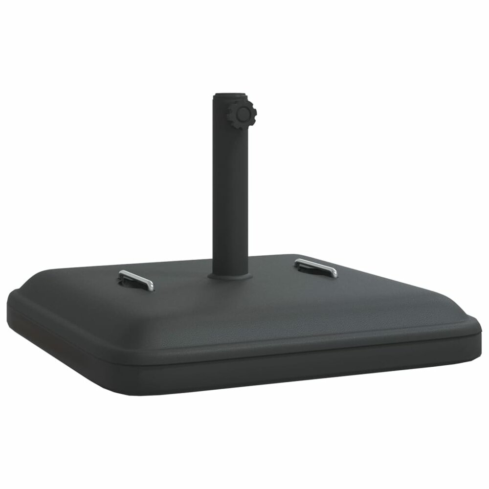 Parasolvoet met handvatten voor stok &Oslash;38 / 48 mm 27 kg vierkant