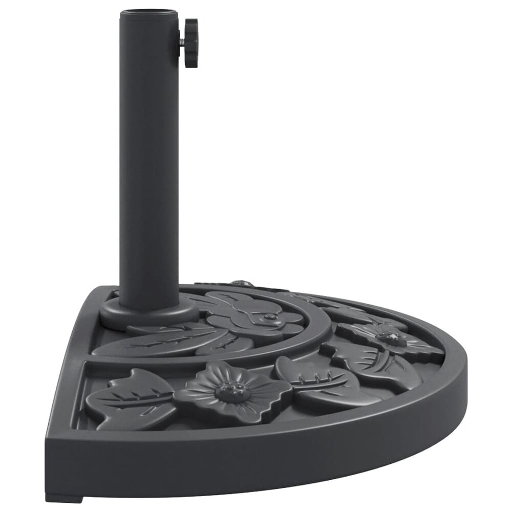 Parasolvoet voor stok van &Oslash;38 / 48 mm 9 kg halfrond
