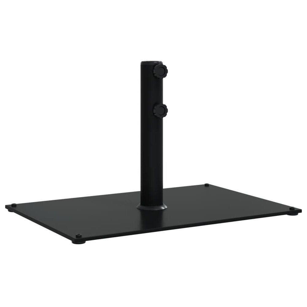 Parasolvoet voor stokken van &Oslash;32/38/48 mm 15 kg rechthoekig
