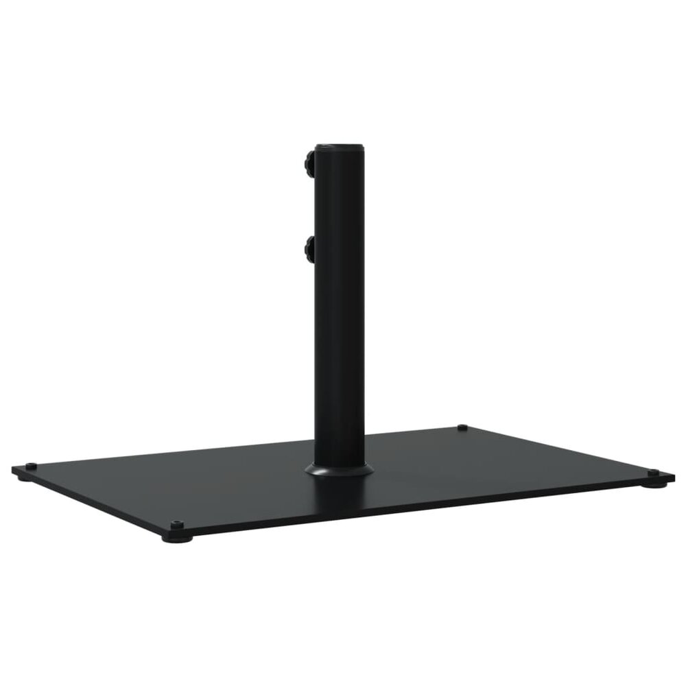 Parasolvoet voor stokken van &Oslash;32/38/48 mm 15 kg rechthoekig