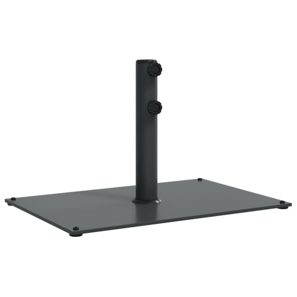 Parasolvoet voor stokken van &Oslash;32/38/48 mm 15 kg rechthoekig