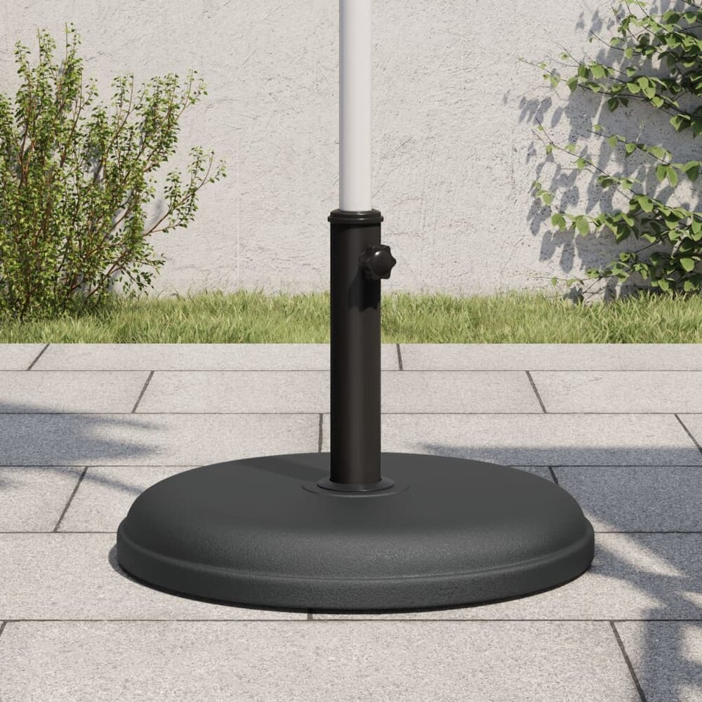 Parasolvoet voor stokken van &Oslash;32/35/38 mm 15 kg rond