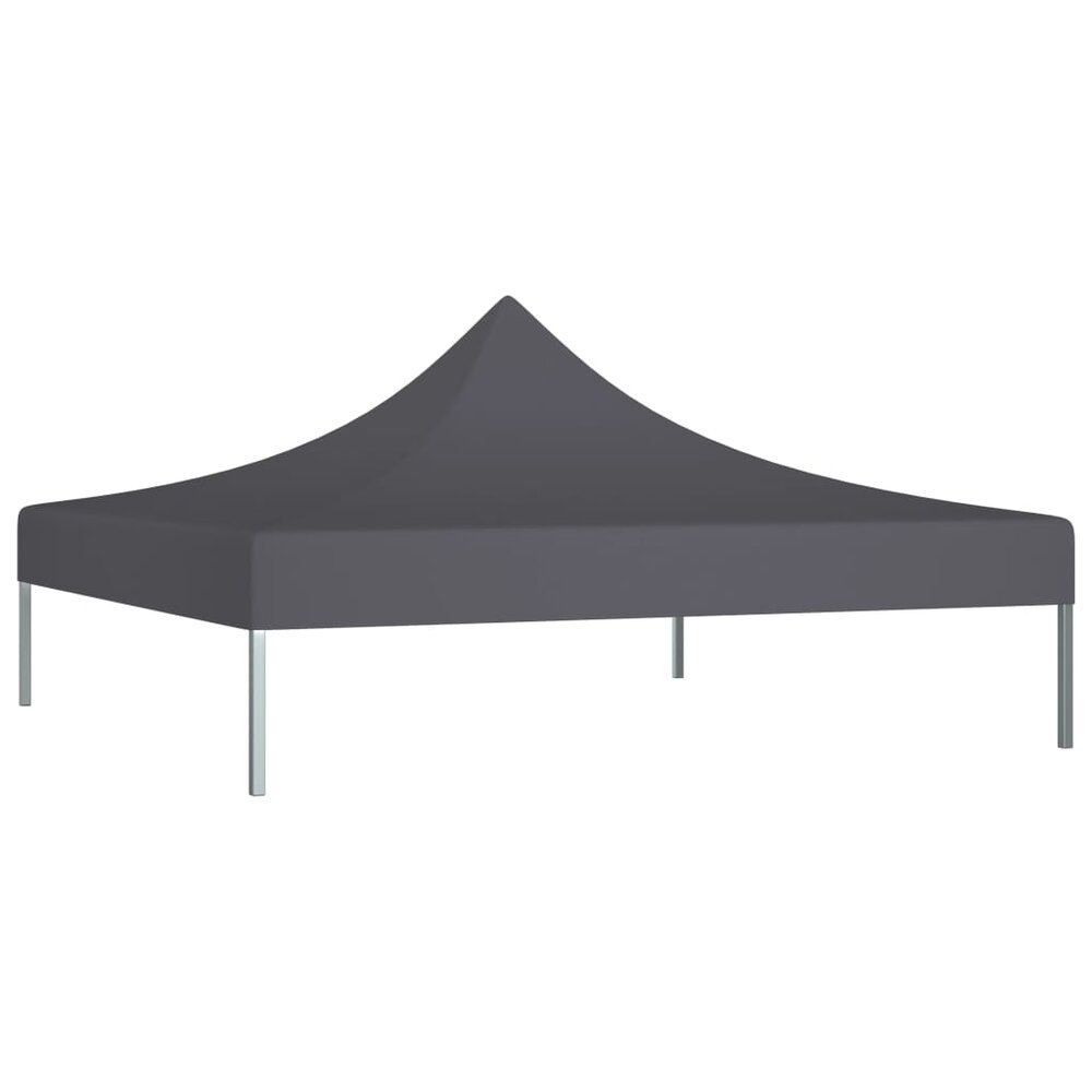 Partytentdak 270 g/m&sup2; 2x2 m antraciet