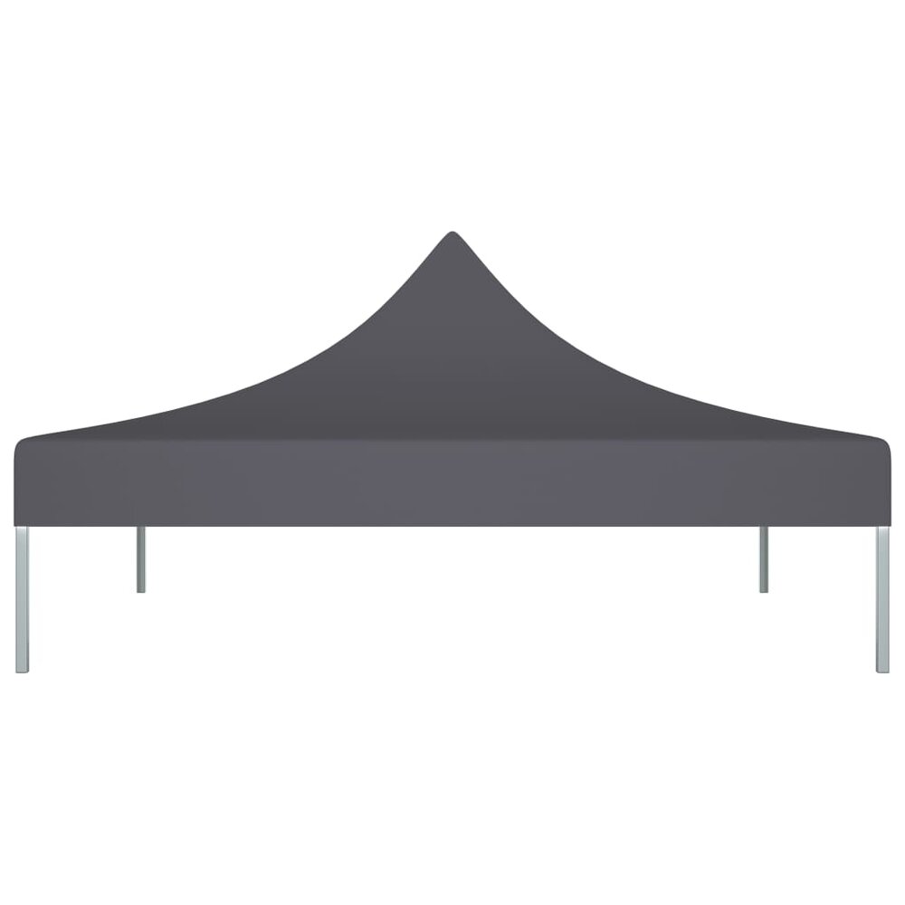 Partytentdak 270 g/m&sup2; 2x2 m antraciet