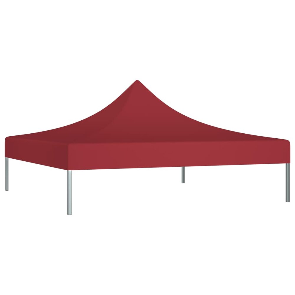 Partytentdak 270 g/m&sup2; 2x2 m bordeauxrood