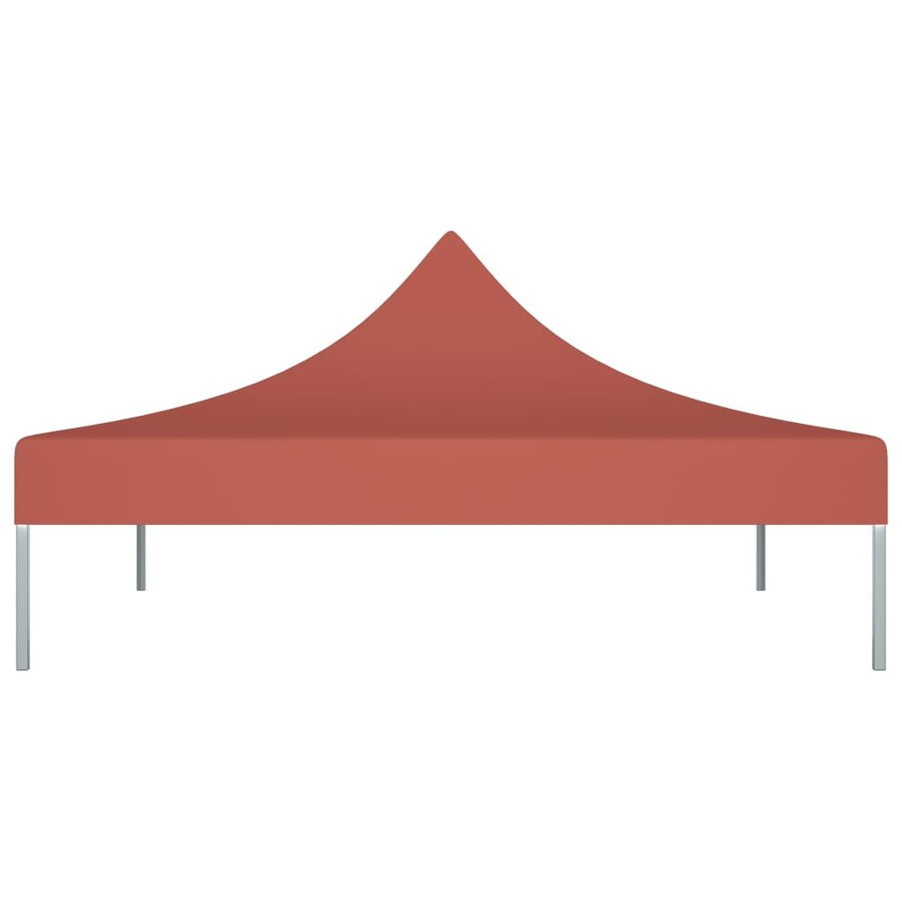 Partytentdak 270 g/m&sup2; 2x2 m terracotta