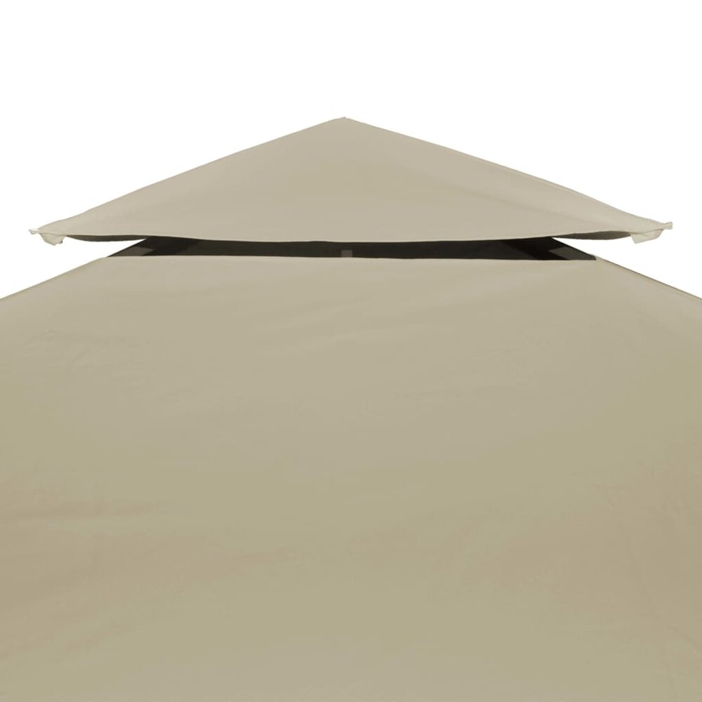 Vervangend tentdoek prieel 310 g/m&sup2; 3x4 m beige
