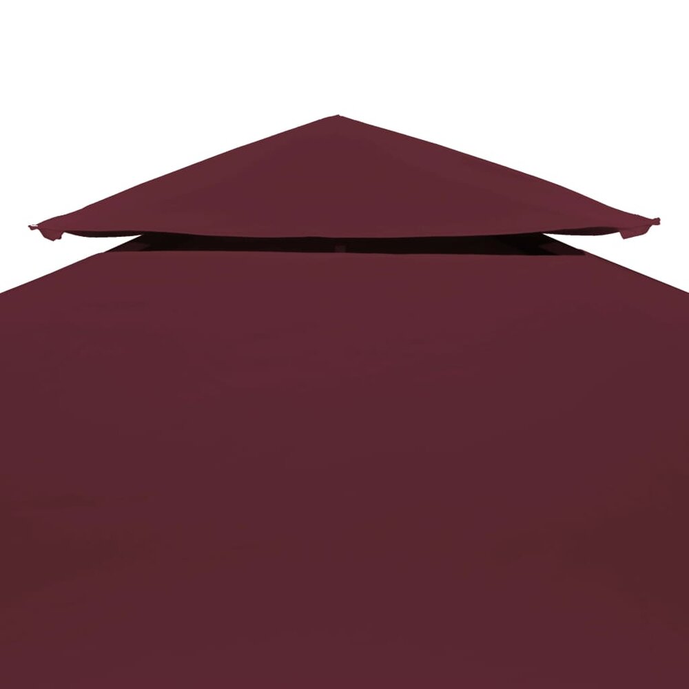 Prieeldak 2-laags 4x3m 310 g/m&sup2; bordeaux