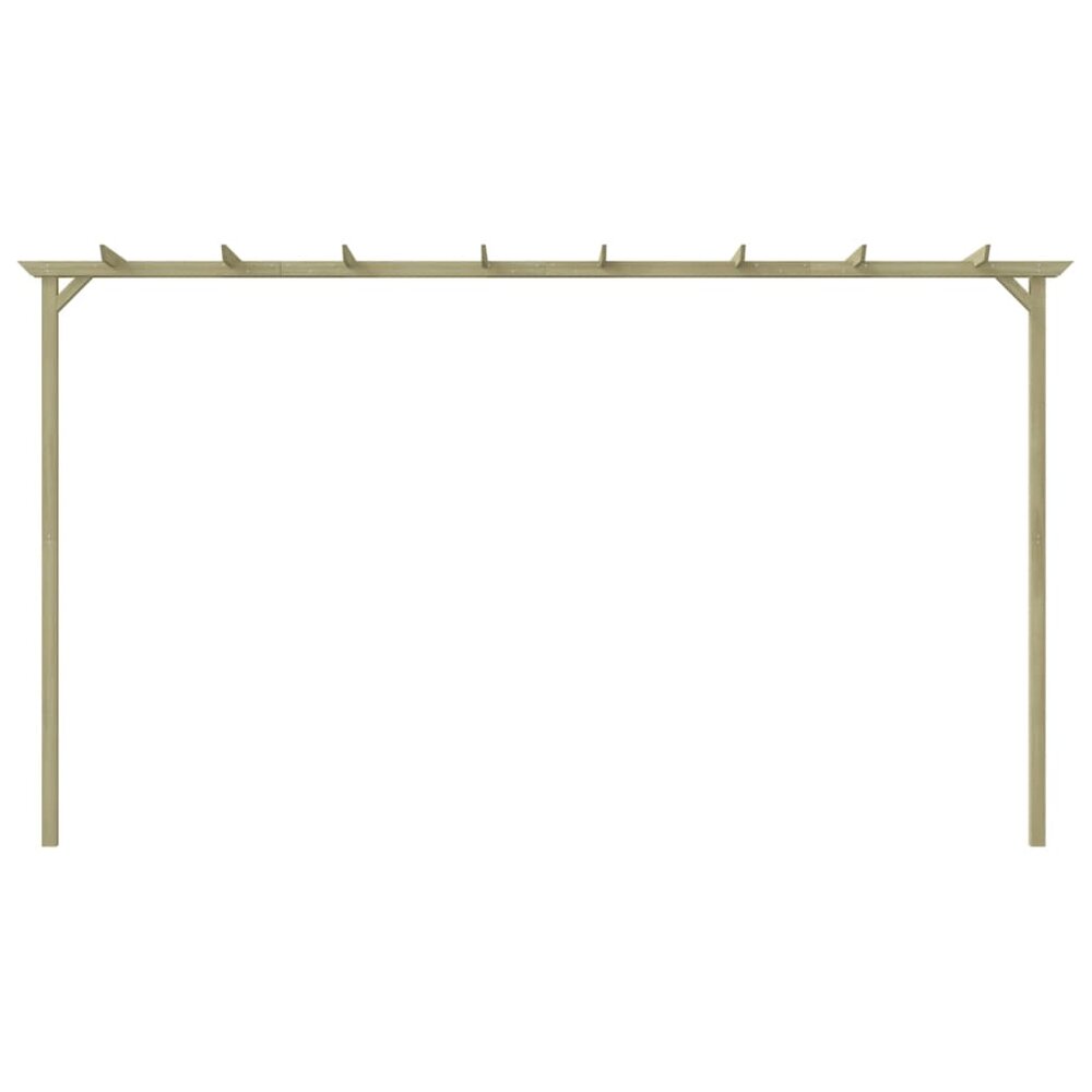 Pergola 360x200x60 cm ge&iuml;mpregneerd grenenhout