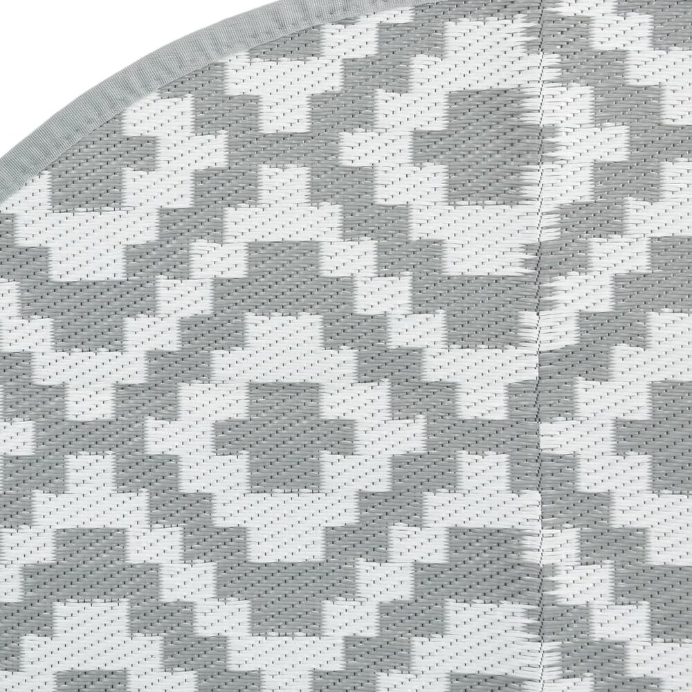 Buitenkleed &Oslash; 200 cm polypropeen grijs