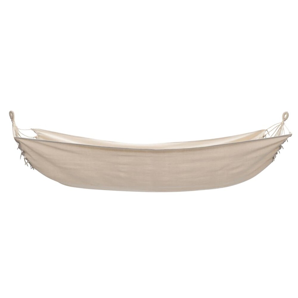Hangmat 260x150 cm cr&egrave;mekleurig