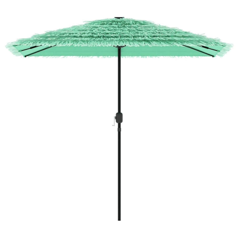 Parasol met stalen paal 248x248x248 cm groen