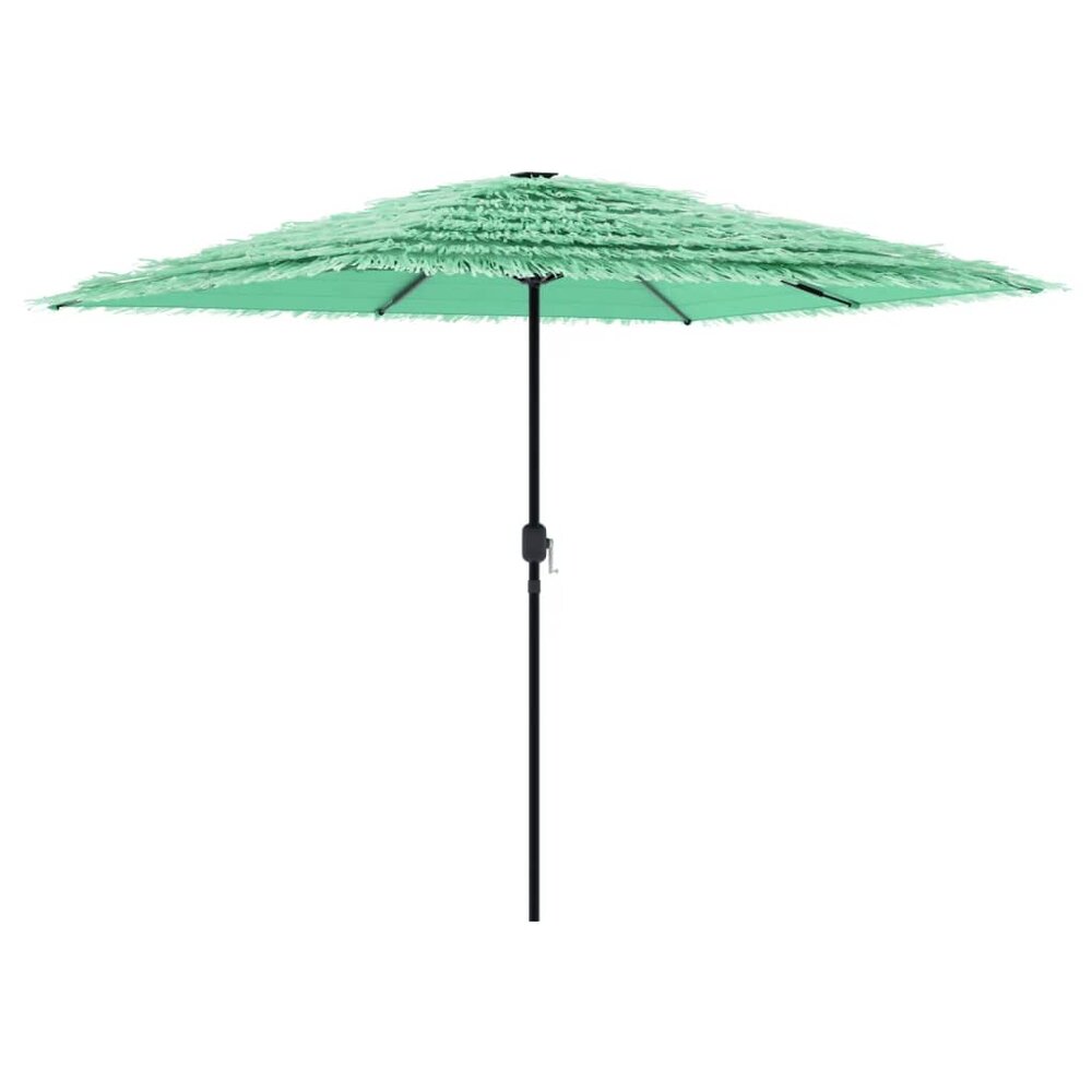 Parasol met stalen paal 248x248x248 cm groen