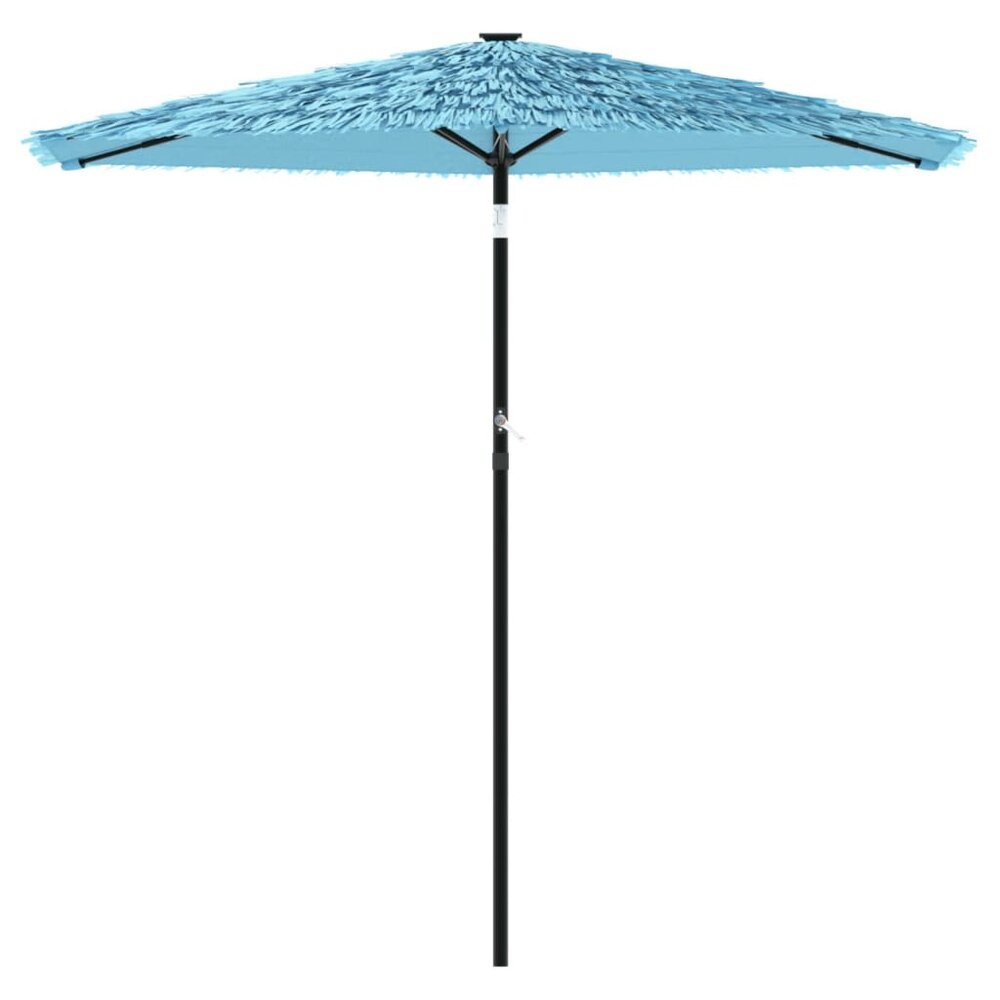 Parasol met stalen paal 223x223x213 cm blauw