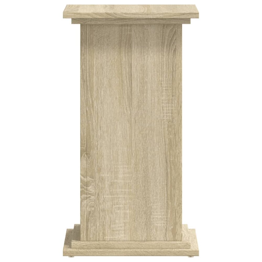 Plantenstandaard 33x33x60 cm bewerkt hout sonoma eikenkleurig