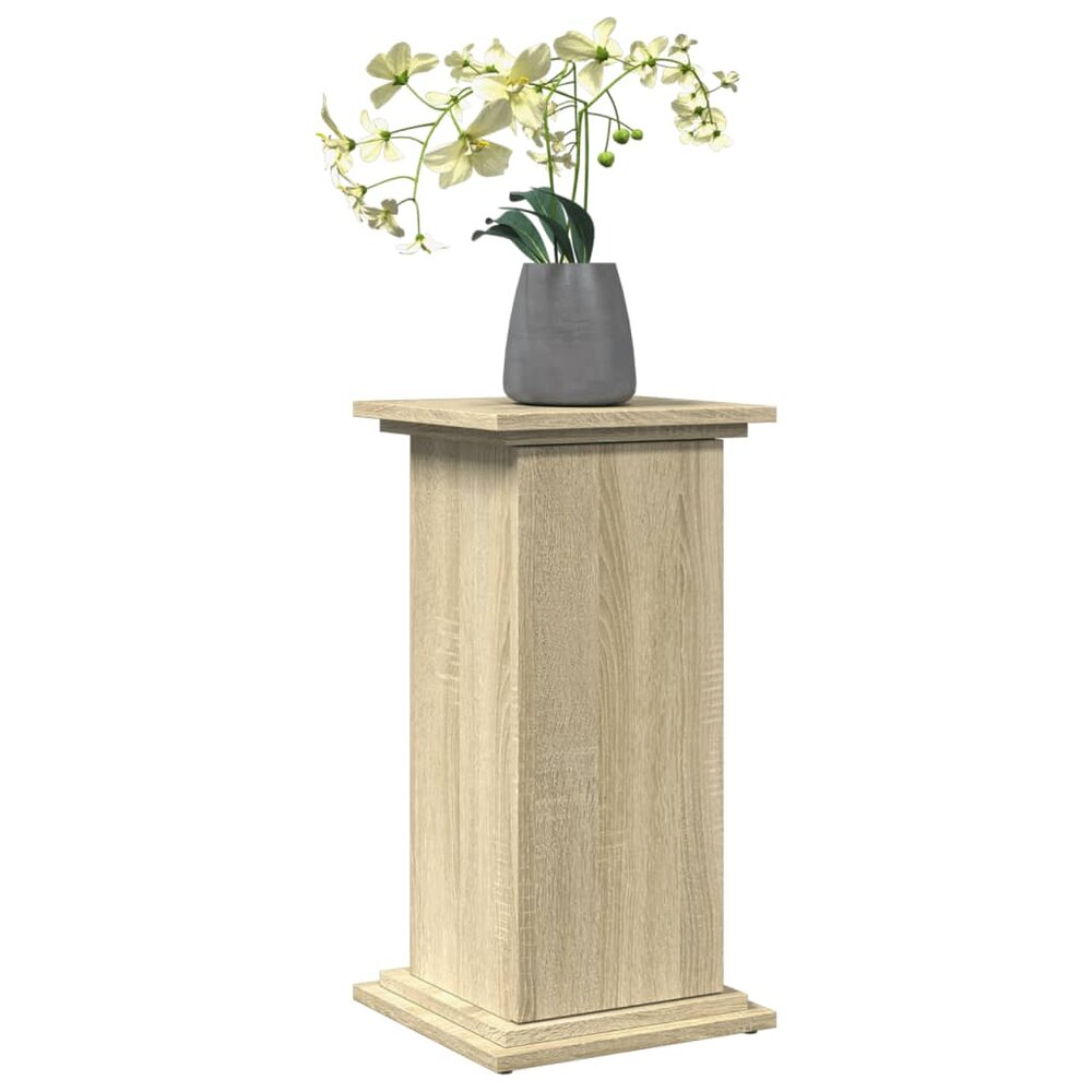 Sokkel met opbergruimte 31x30x60 cm bewerkt hout sonoma eiken