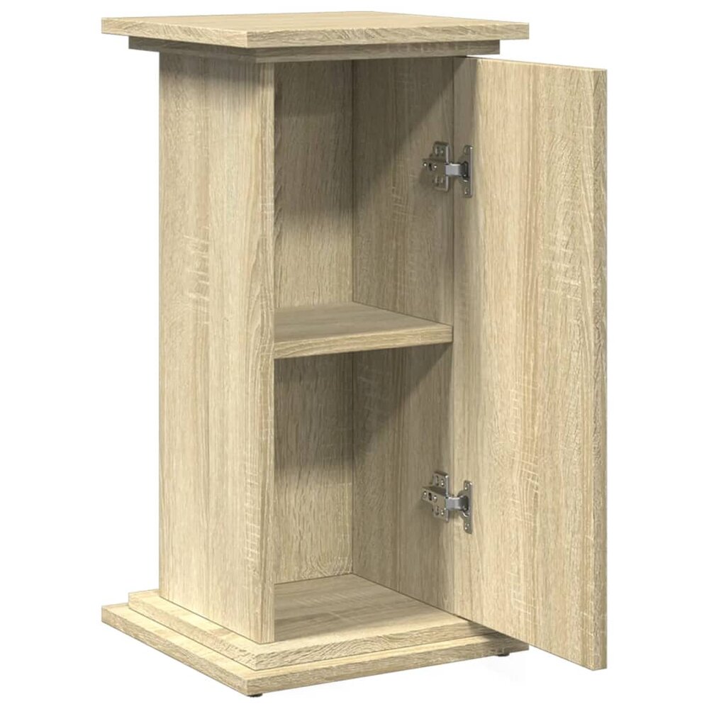Sokkel met opbergruimte 31x30x60 cm bewerkt hout sonoma eiken