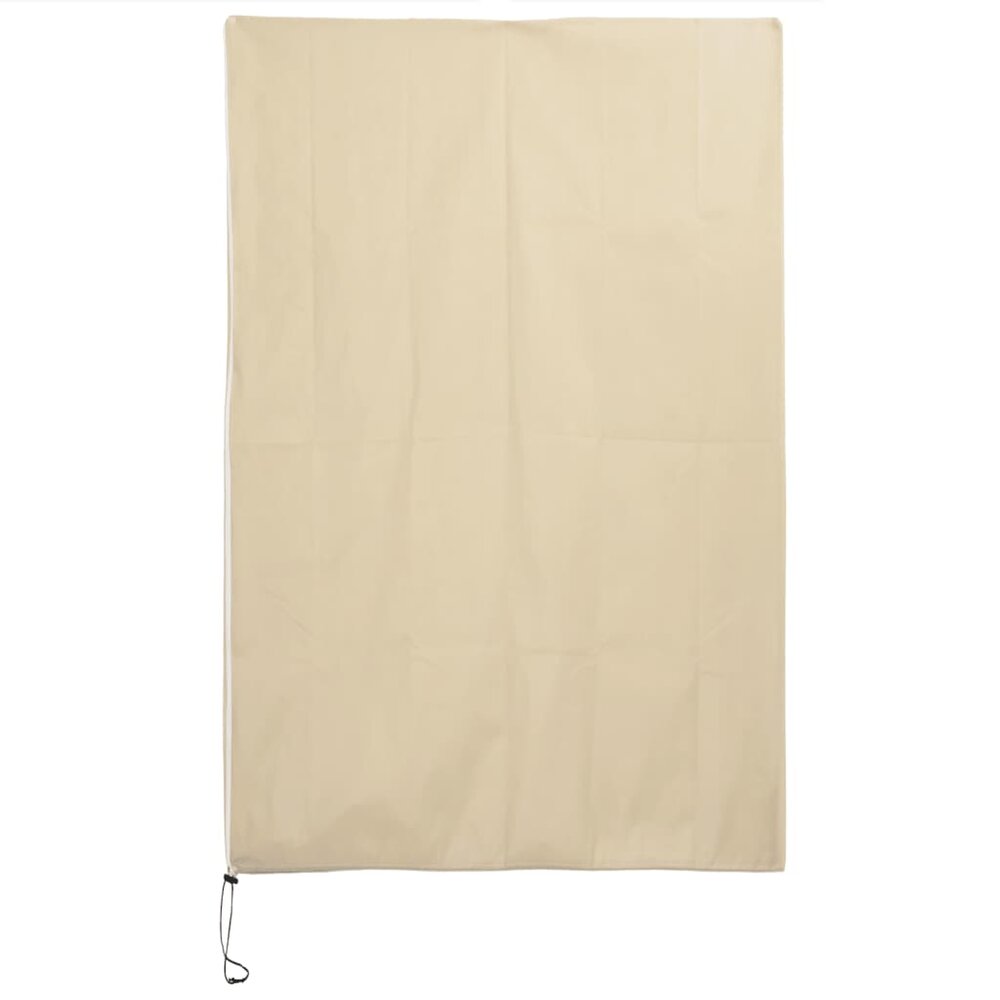 Plantenhoezen met ritssluiting 4 st 70 g/m&sup2; 1x1,55 m