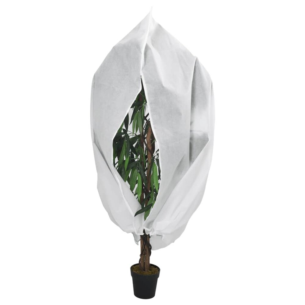 Plantenhoezen met ritssluiting 2 st 70 g/m&sup2; 2,36x2 m