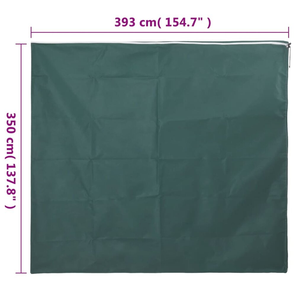 Plantenhoezen met ritssluiting 2 st 70 g/m&sup2; 3,93x3,5 m