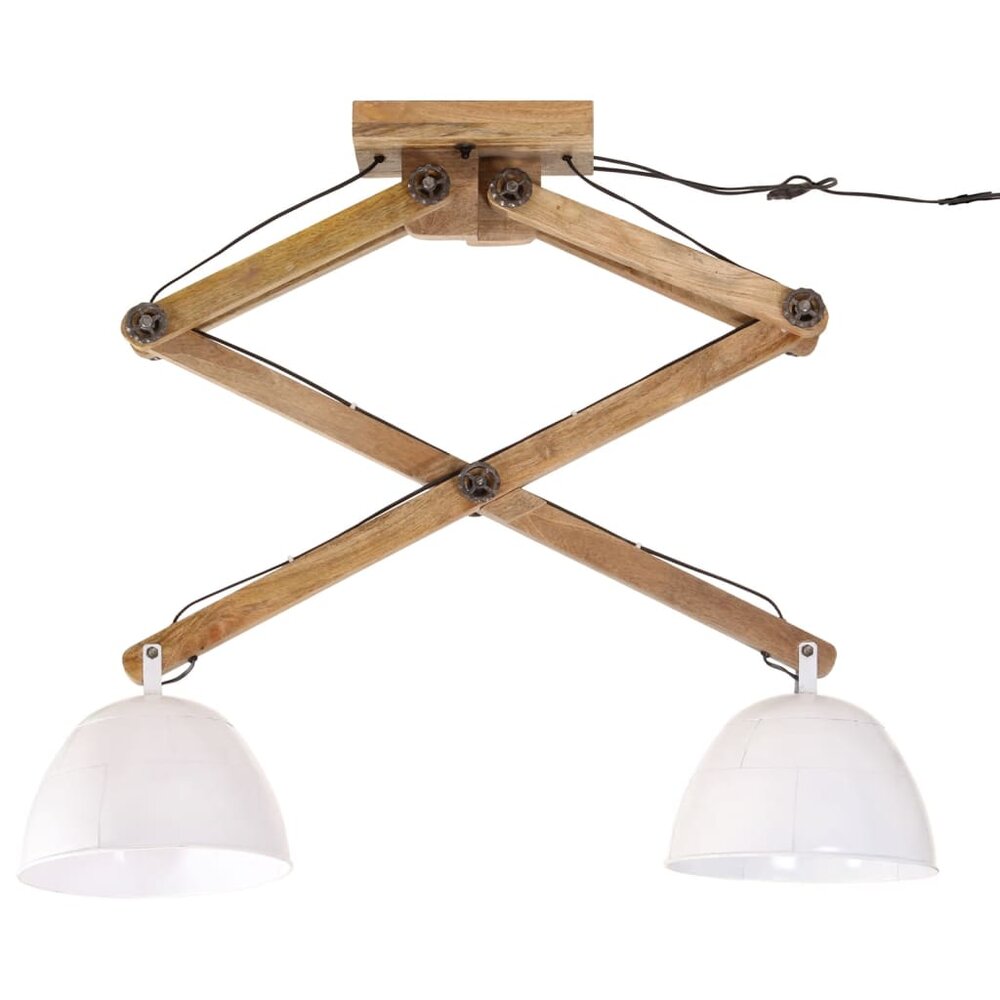 Plafondlamp 25 W E27 29x18x85 cm wit