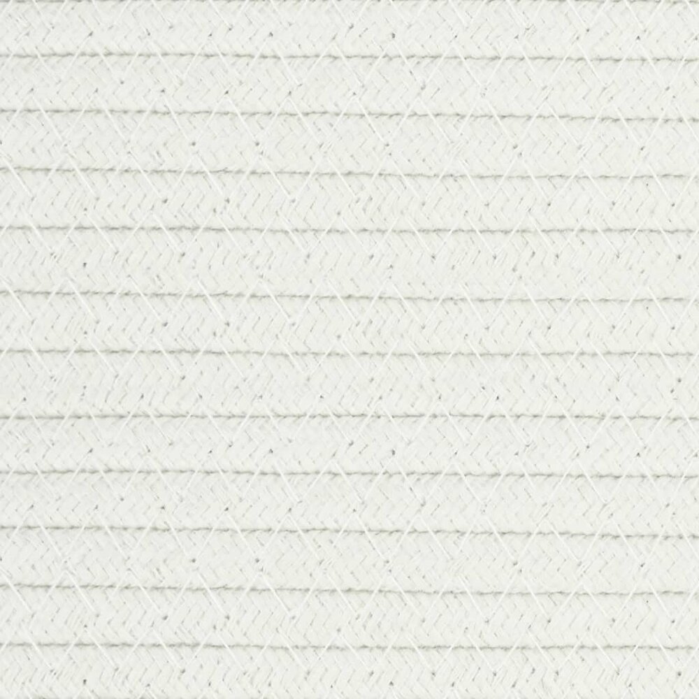 Opbergmand &Oslash; 49x65 cm katoen zwart en wit