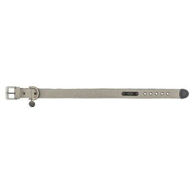 Trixie Halsband Hond Citystyle Extra Breed Katoen Lichtgrijs 40-47X3 CM