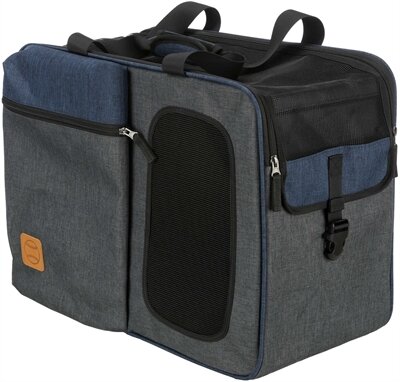 Trixie Hondentas Rugzak Tara 2 In 1 Grijs / Blauw 50X25X38 CM