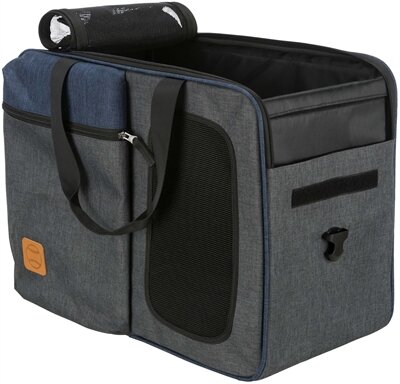 Trixie Hondentas Rugzak Tara 2 In 1 Grijs / Blauw 50X25X38 CM