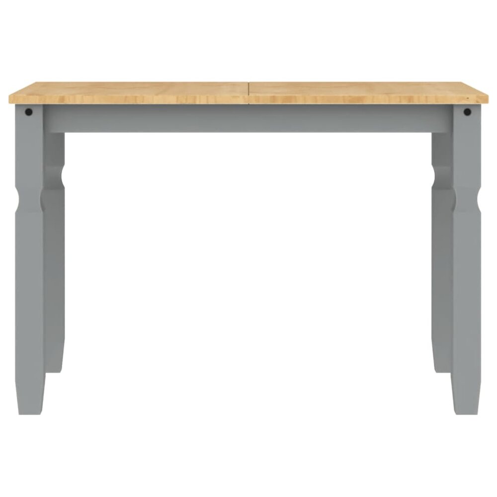 Eettafel Corona 112x60x75 cm massief grenenhout grijs