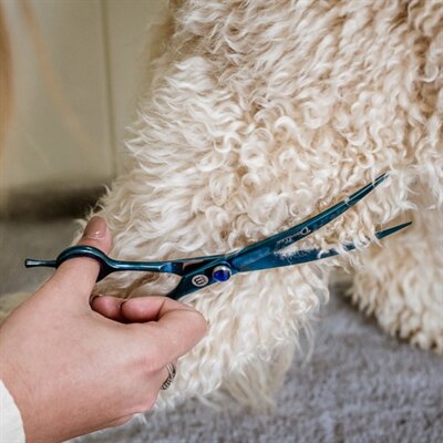 Mikki Doodle Schaar Gebogen 19 CM